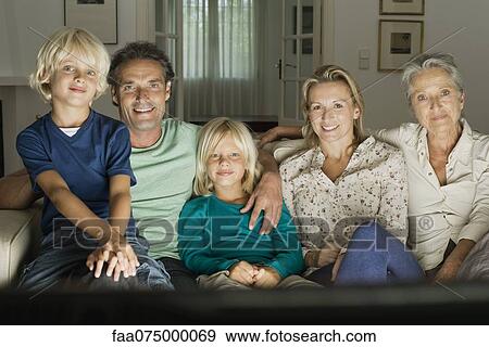 Multi-generation family, portrait View Large Photo Image Stock Photo - Multi-generation family, portrait. Fotosearch