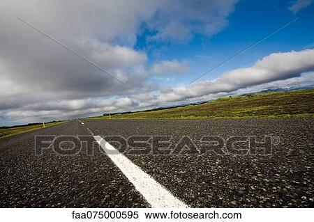 Stock Photography - Route 1 between Vik and Kirkjubaejarklaustur, Iceland. Fotosearch