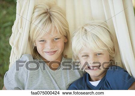 Picture - Young brothers, portrait. Fotosearch