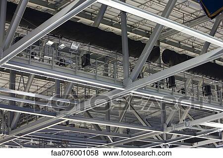 Ceiling in stadium View Large Photo Image Stock Photo - Ceiling in stadium. Fotosearch