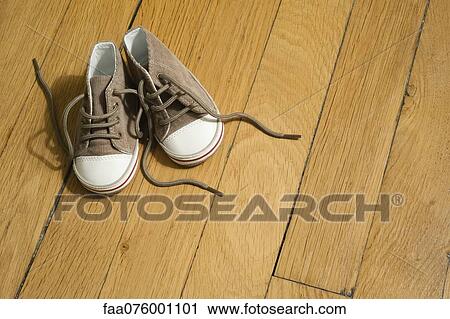 Stock Image - Child's shoes. Fotosearch