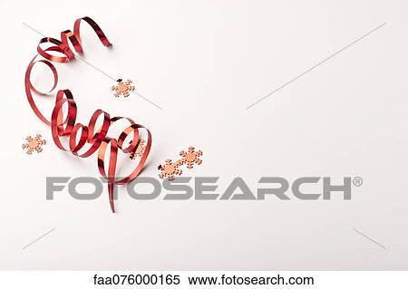 Stock Photography - Confetti and gift-wrap ribbon. Fotosearch