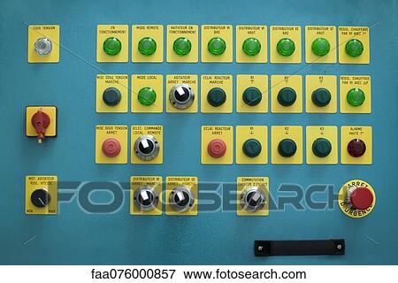 Stock Photo - Control panel. Fotosearch