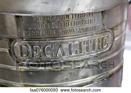 Stock Image - Decaliter. Fotosearch