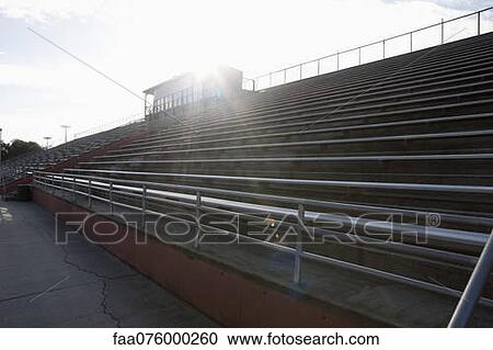 Stock Image - Empty stadium. Fotosearch