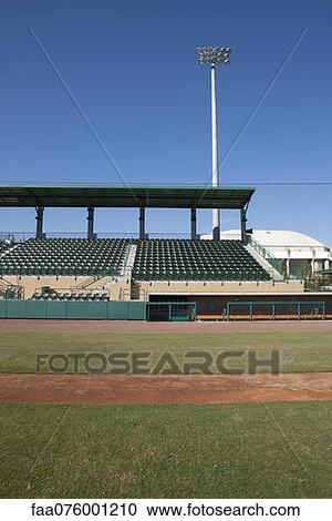 Stock Image - Empty stadium. Fotosearch