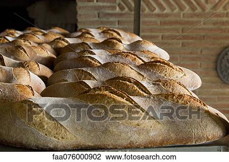 Stock Image - Fresh baguettes. Fotosearch