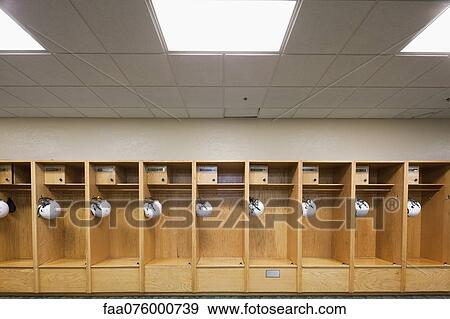 Stock Photo - Locker room. Fotosearch