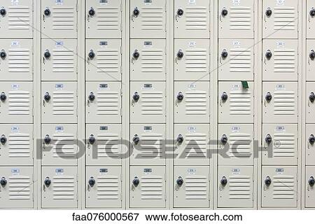 Lockers, full frame View Large Photo Image Stock Photo - Lockers, full frame. Fotosearch
