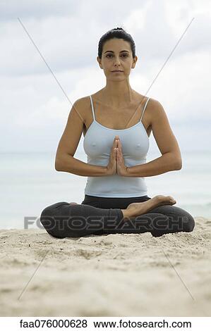 Mature woman in prayer position View Large Photo Image Stock Photo - Mature woman in prayer position. Fotosearch
