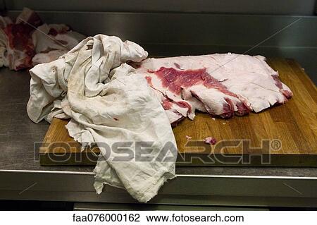 Pork on cutting board View Large Photo Image Stock Image - Pork on cutting board. Fotosearch