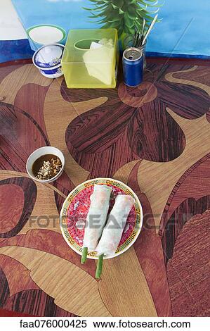 Stock Photography - Spring rolls. Fotosearch