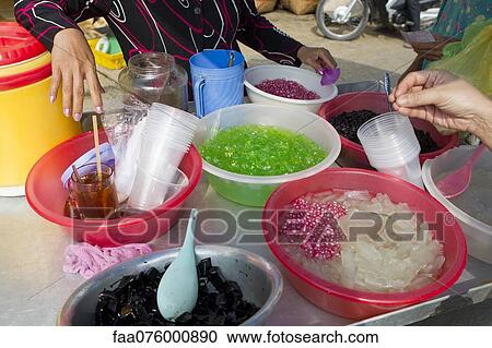 Stock Image - Street food, Vietnam. Fotosearch