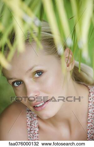 Stock Image - Young woman. Fotosearch