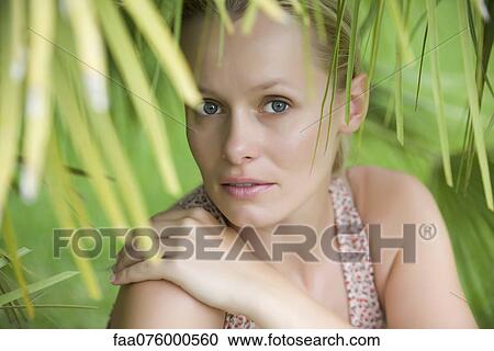 Stock Image - Young woman. Fotosearch