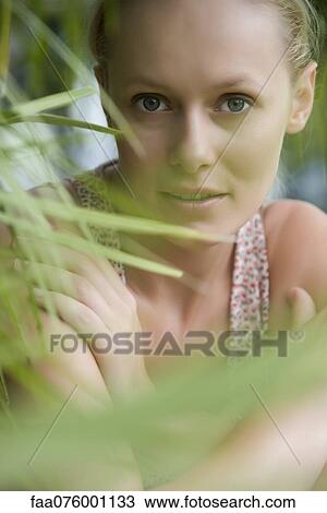 Stock Image - Young woman. Fotosearch