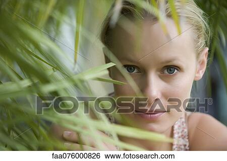Stock Photograph - Young woman. Fotosearch