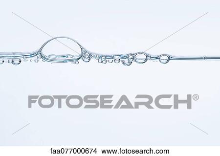 Bubbles on surface of water View Large Photo Image Picture - Bubbles on surface of water. Fotosearch