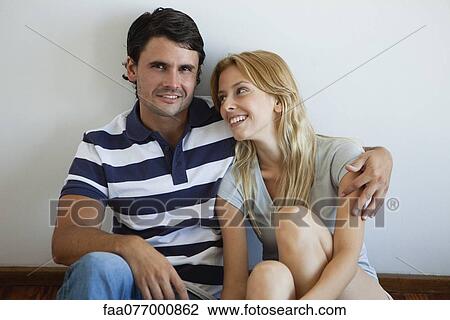 Stock Image - Couple, portrait. Fotosearch