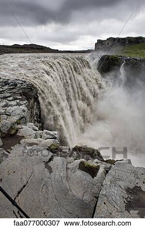 Dettifoss waterfall, Vatnajokull National Park, Iceland View Large Photo Image Stock Photo - Dettifoss waterfall, Vatnajokull National Park, Iceland. Fotosearch