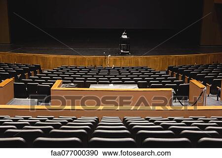 Stock Image - Empty auditorium. Fotosearch