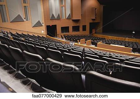 Stock Photo - Empty auditorium. Fotosearch