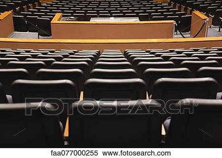 Stock Photography - Empty seats in auditorium. Fotosearch