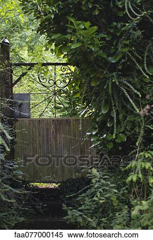 Stock Photography - Garden gate. Fotosearch