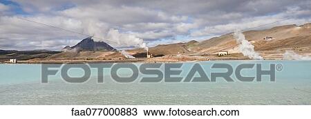 Geothermal power station, Iceland View Large Photo Image Stock Image - Geothermal power station, Iceland. Fotosearch