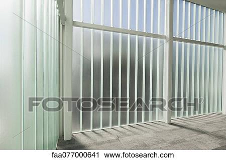 Stock Image - Glass wall. Fotosearch