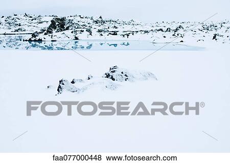 Stock Photo - Iceland, Reykjanes Peninsula, Blue Lagoon geothermal spa. Fotosearch