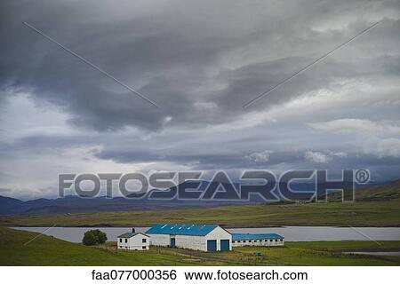 Stock Photograph - Iceland, rural scene. Fotosearch