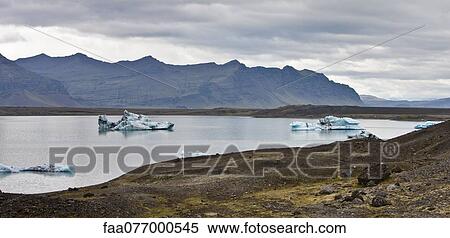 Stock Photography - Jokulsarlon glacial lagoon, Iceland. Fotosearch