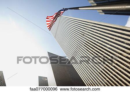 Stock Photograph - Low angle view of skyscrapers, New York City, New York, USA. Fotosearch