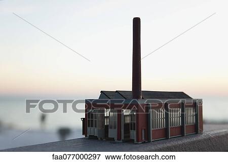 Stock Photo - Miniature factory. Fotosearch