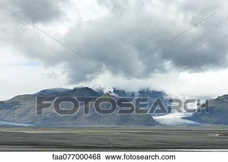Mountains and glacier, Iceland View Large Photo Image Stock Photo - Mountains and glacier, Iceland. Fotosearch
