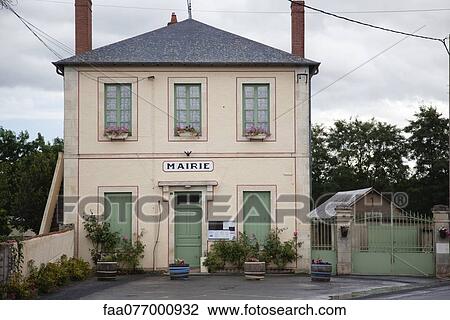 Rustic town hall building, France View Large Photo Image Stock Image - Rustic town hall building, France. Fotosearch