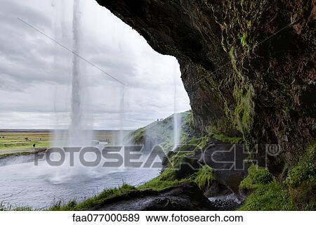 Stock Photo - Seljalandsfoss waterfall, Iceland. Fotosearch
