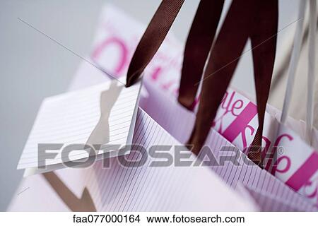 Picture - Shopping bags, close-up. Fotosearch