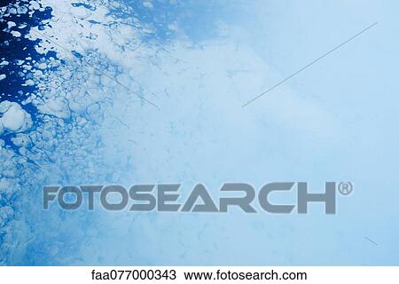 Stock Image - Silica mineral deposits in Blue Lagoon, Reykjanes Peninsula, Iceland. Fotosearch