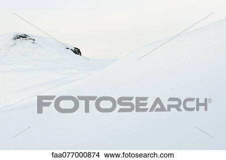 Snow-covered hillside View Large Photo Image Picture - Snow-covered hillside. Fotosearch