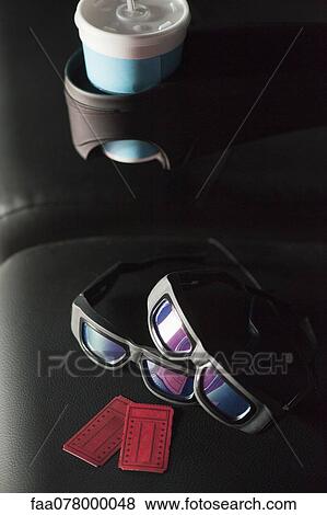 3-D glasses and movie tickets View Large Photo Image Stock Photo - 3-D glasses and movie tickets. Fotosearch