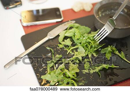 Stock Photo - Arugula salad. Fotosearch