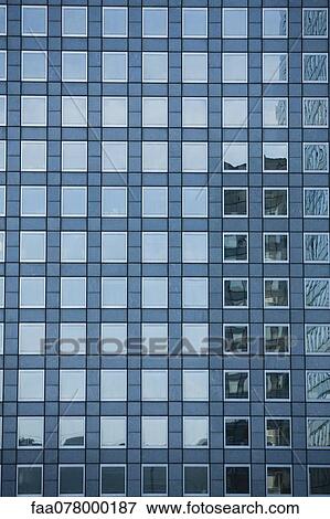 Stock Photo - Building facade, full frame. Fotosearch