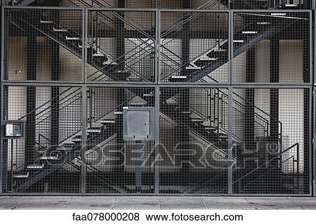 Stock Photo - Emergency stairs. Fotosearch