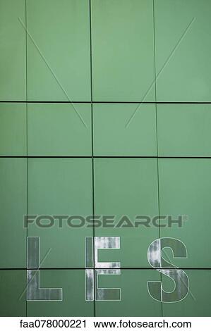 Stock Image - Glass wall, cropped. Fotosearch
