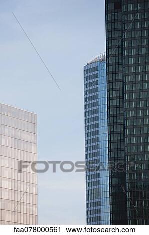 Stock Image - High rise buildings, cropped. Fotosearch