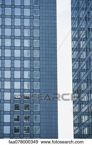 Stock Photo - High rise buildings, cropped. Fotosearch