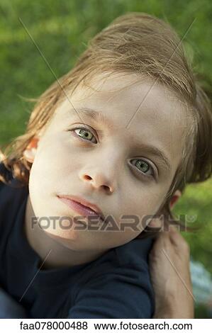 Little boy, portrait View Large Photo Image Stock Photo - Little boy, portrait. Fotosearch