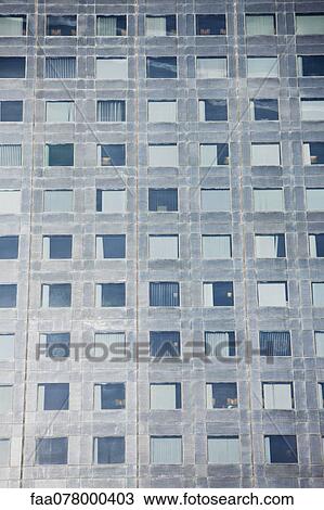 Modern building facade, full frame View Large Photo Image Stock Image - Modern building facade, full frame. Fotosearch